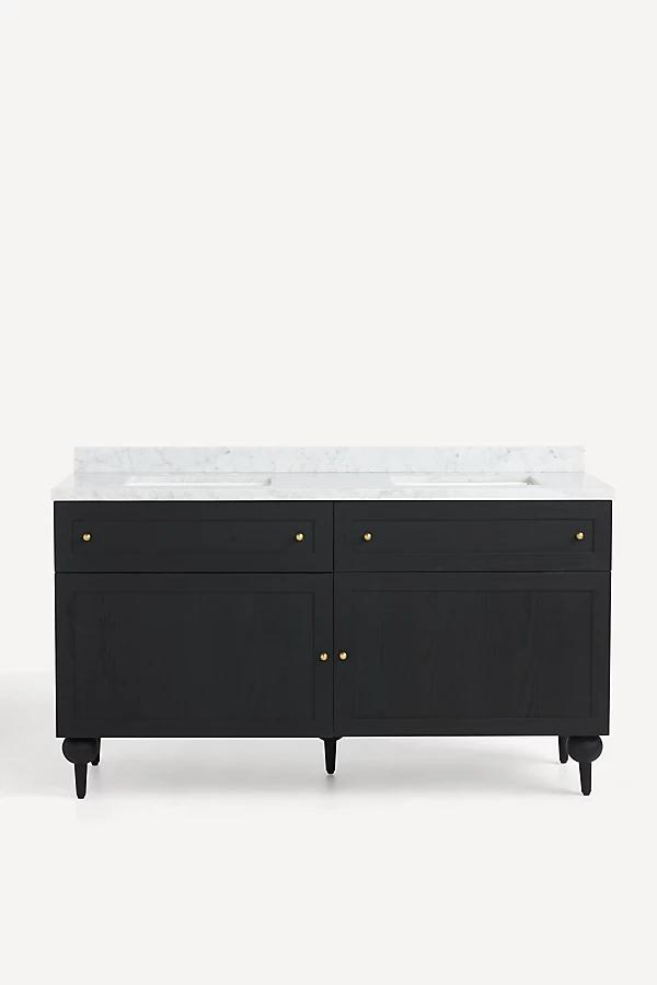 Anthropologie ２枚 Fern Marble-Top Double Bathroom Vanity - Anthropologie | Havenly