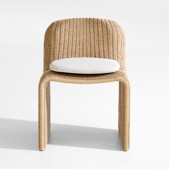 49% OFFCrate and BarrelIpanema Wicker Outdoor Dining Chair with Cushion$699 $359.97Limited Time Offer | Price as Marked