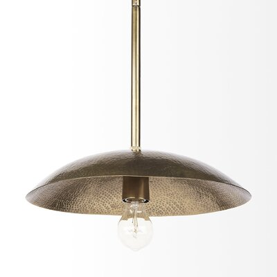 Alavanca brass pendant light top