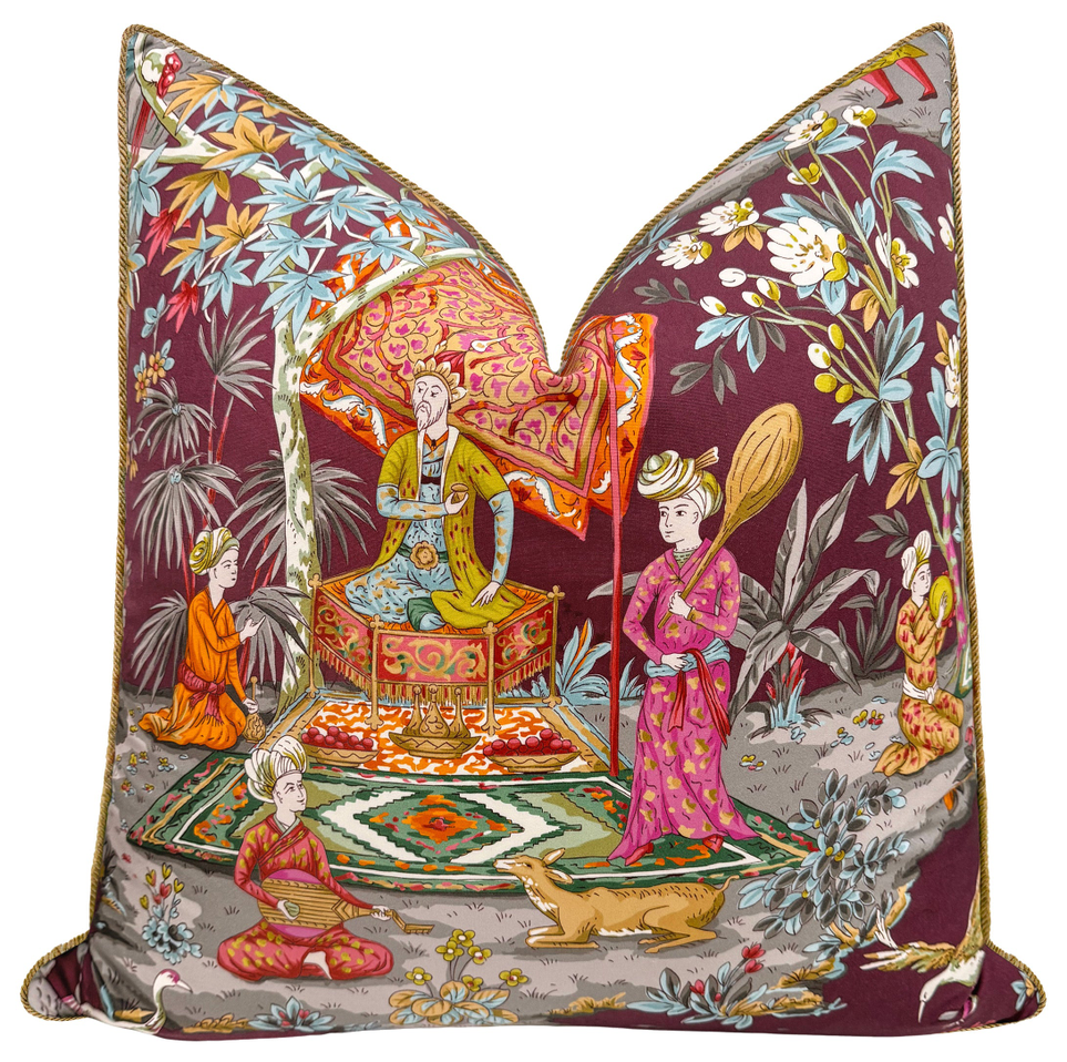 大人気の // PRINT GARDEN LODI PLUM 14 LUMBAR XL - FILS & BRUNSCHWIG | 小物入れ