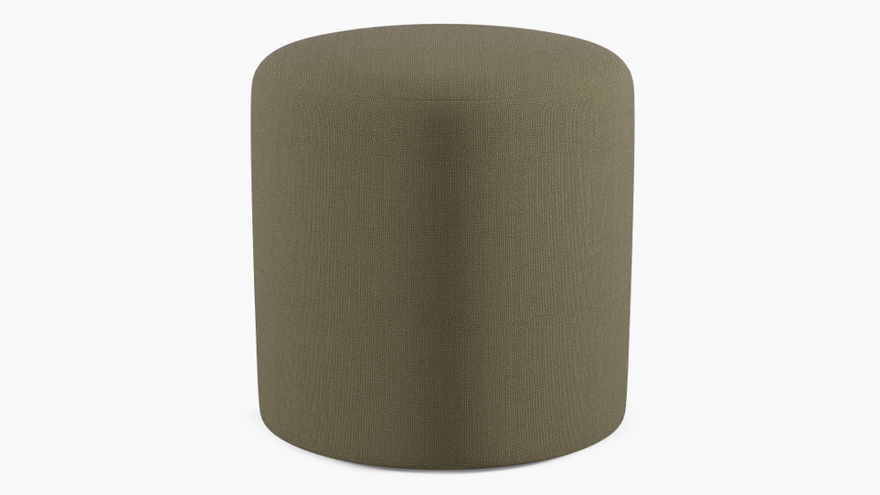 25% OFFThe InsideDrum Ottoman, Olive Everyday Linen$365 $273.75Limited Time Offer | Price as Marked