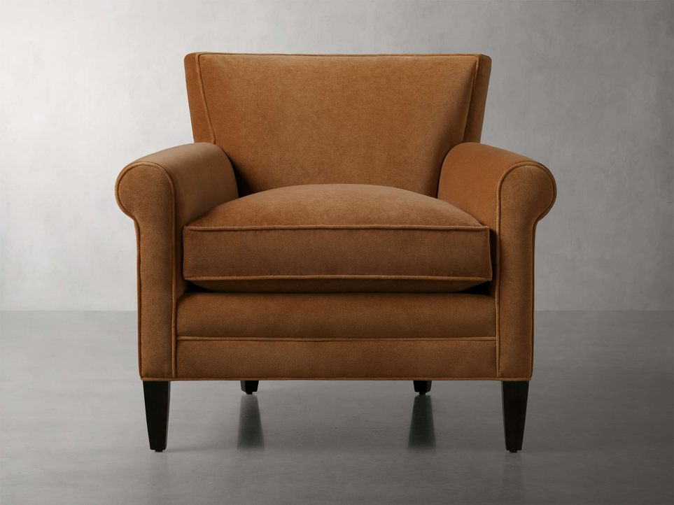 Metropole Leather Chair Crate and Barrel Havenly