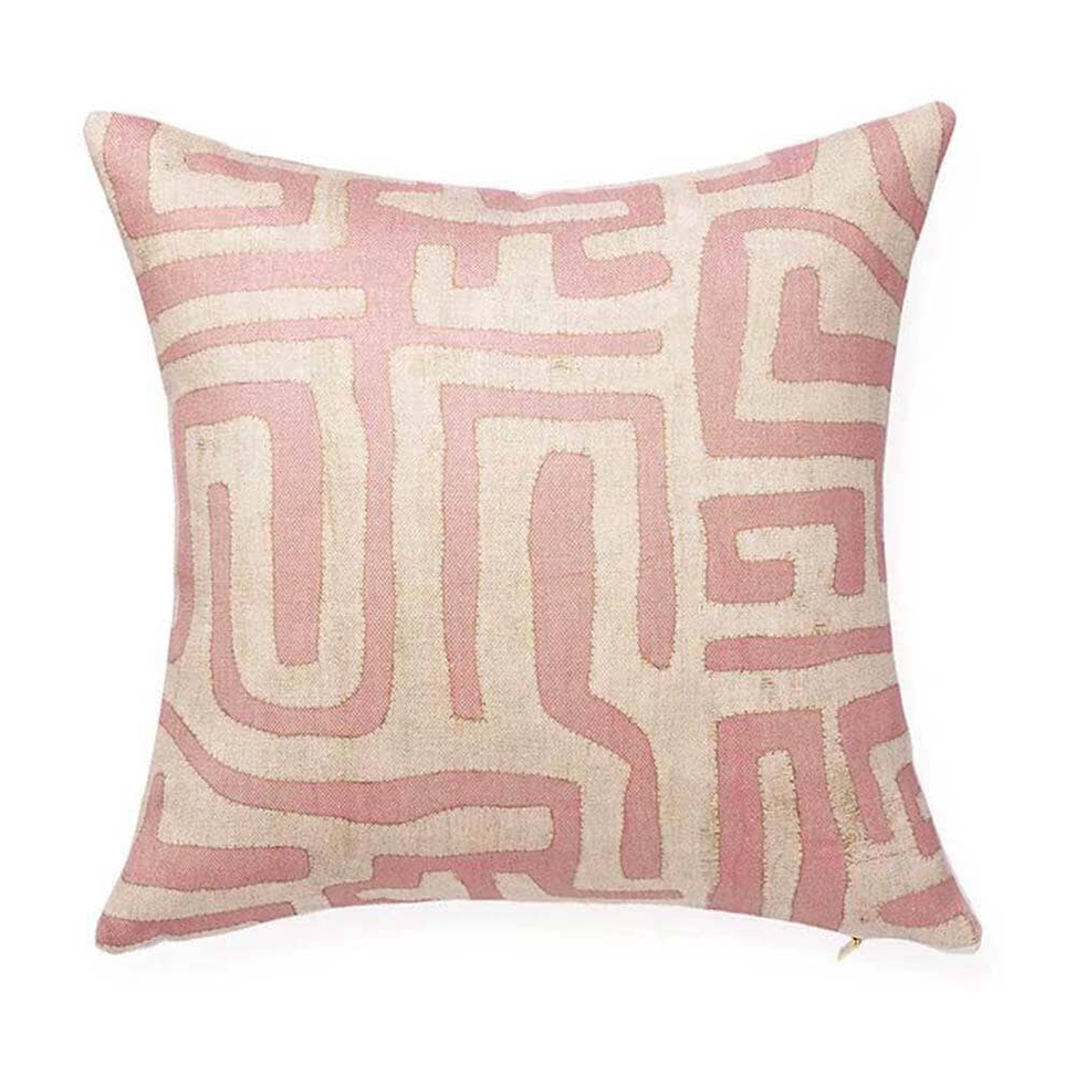 Save up to 20%+ 7 optionsSt. FrankTerracotta Classic Kuba Cloth Pillow by St. Frank | Brown | 18" W x 18" H | Linen$160 Discount Applied in CartBuy More, Save More Up To 20%
