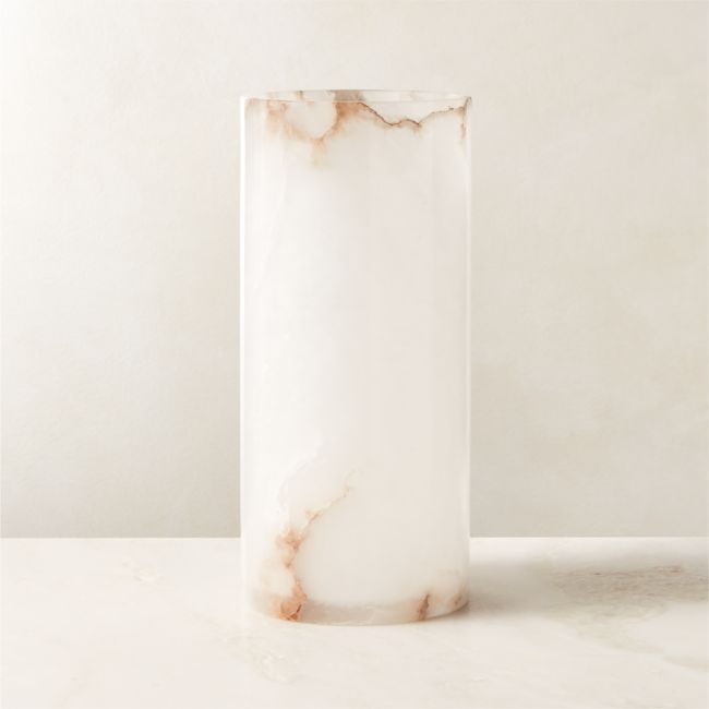 Astr White Onyx Wall Sconce - CB2 | Havenly