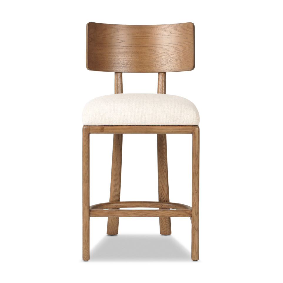 Ferris Stool Beige Leather Counter Stools Ferris Counter Stool