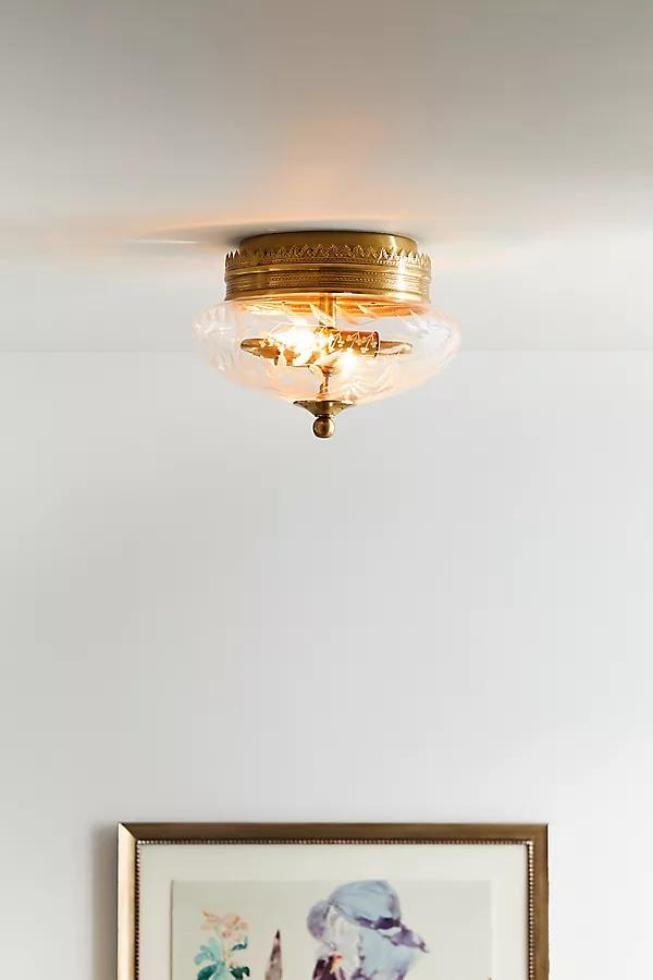 Mckenzie iridescent flush mount on sale