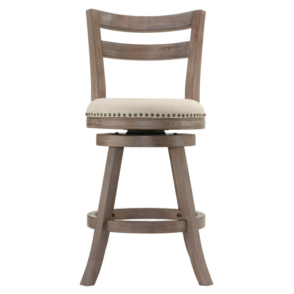 Mackin wooden swivel bar stool discount