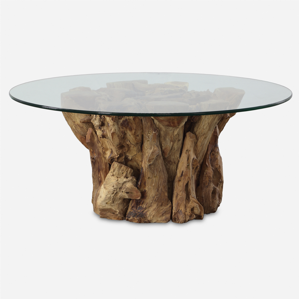 Julip Driftwood Abstract Coffee Table - Birch Lane | Havenly
