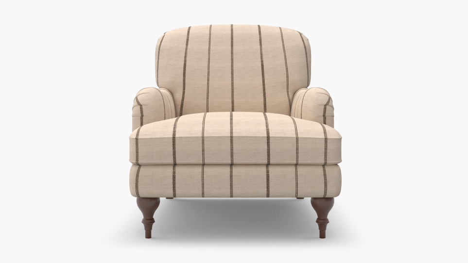 25% OFFThe InsideEnglish Roll Arm Chair, Cocoa Felix, Walnut Turned Wood Leg$1,089 $816.75Limited Time Offer | Price as Marked
