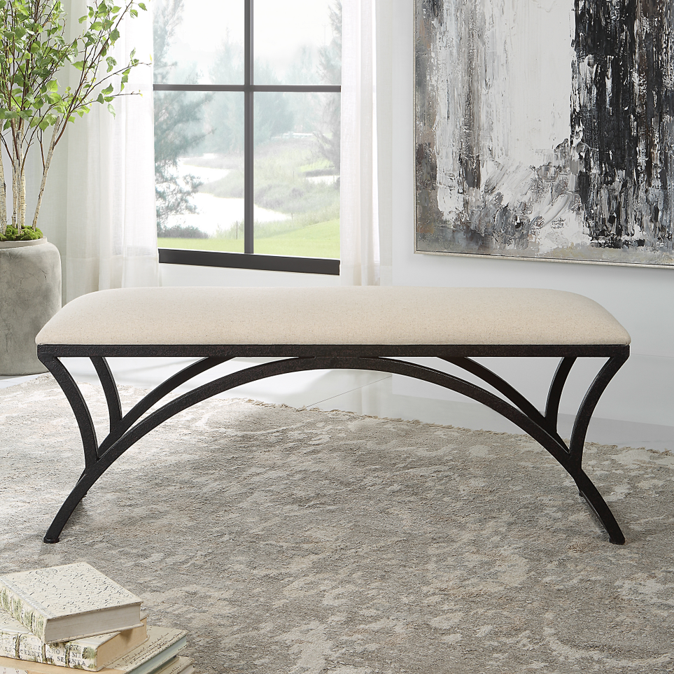Miesha upholstered bench discount