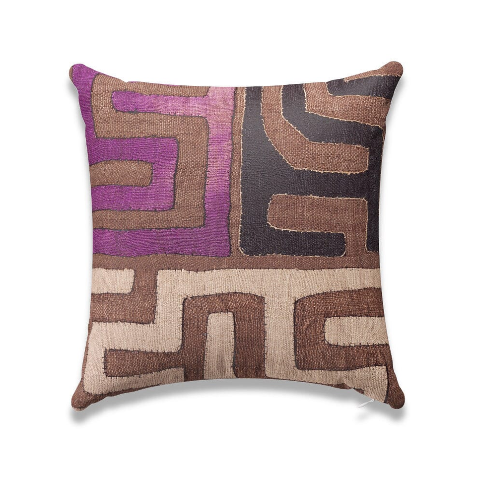20% OFF+ 4 optionsSt. FrankPlum Patchwork Kuba Cloth Outdoor Pillow by St. Frank | Purple | 22" W x 22" H | Polyester$150 $120Limited Time Offer | Price as Marked