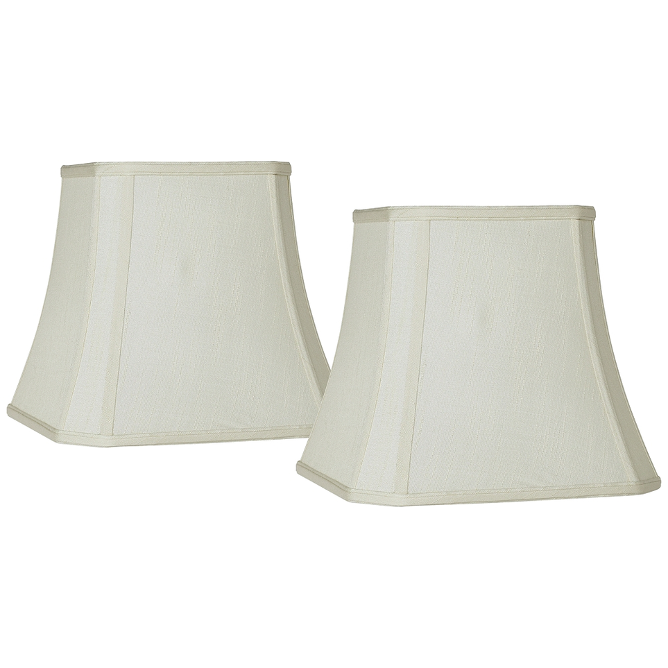 thumbnail image 2 of Set Of 2 Oval Lamp Shades Pewter Gray Large 9 2 of 11