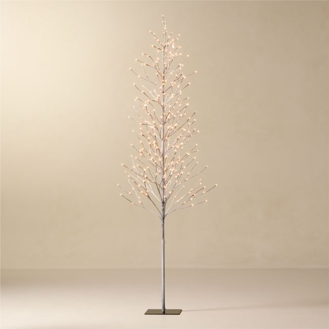 LED 7 ' Birch Tree - Crate and Barrel | Havenly