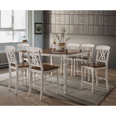 Elverson Counter Height Dining Set, Wayfair White Dining Room Table