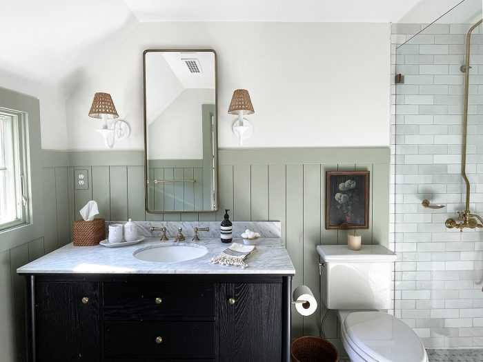 This Designer Gave Her 111-Year-Old Bathroom New Life With an Impressive DIY Reno