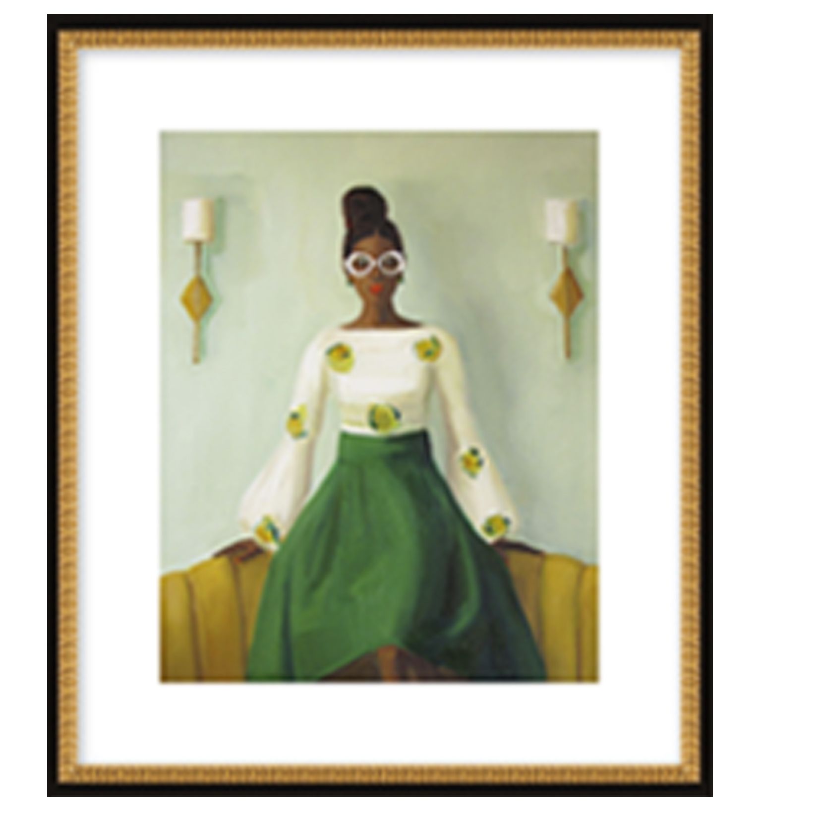 Puff Sleeves By Janet HIll, Art Print