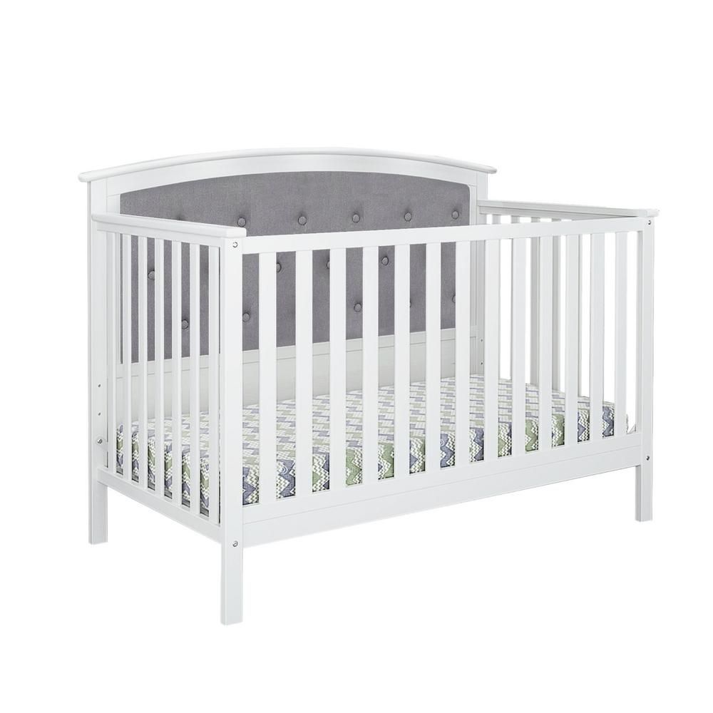 upholstered tufted crib