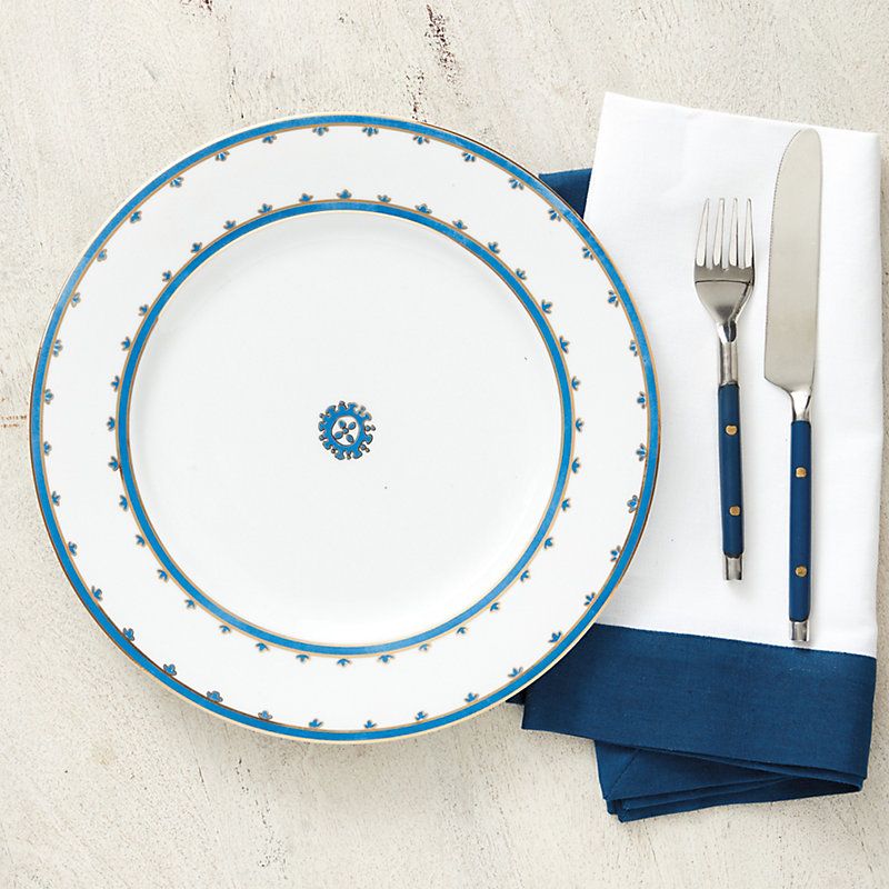 Ballard Designs Ming Chinoiserie Dinner Plates Set of 4 Ballard