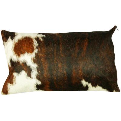 real cowhide pillows
