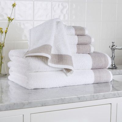 Claudine 6 Piece Turkish Cotton Towel Set