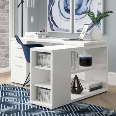 Senga Reversible L Shape Executive Desk, L Shaped Dresser And Desk