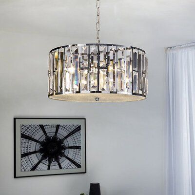 Haywa 4 Light Lantern Drum Chandelier Wayfair Havenly Haywa 4 Light Lantern Drum Chandelier, 4 Light Lantern Drum Chandelier