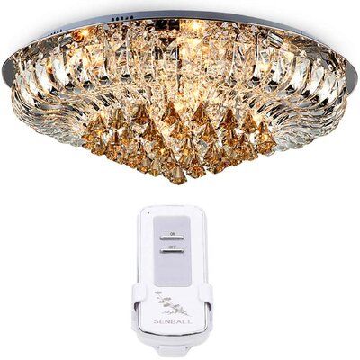 Modern Crystal Chandelier Lamp With, Wayfair Modern Crystal Chandeliers