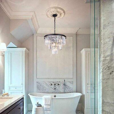 Contemporary Modern Bathroom Chandeliers 7 Light Adjustable Hanging Pendant Ceiling For Bedroom Entryway Dining Room Girls Foyer Wayfair Havenly Bedroom Entryway Dining Room, Contemporary Chandeliers For Bathroom