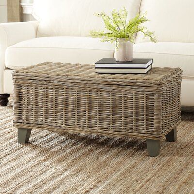 North Bay Rattan Coffee Table with Storage