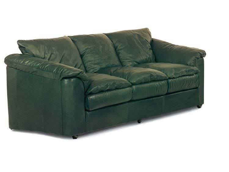 Leathercraft Logan Leather Sofa Bed Upholstery: Great Falls Zucchini