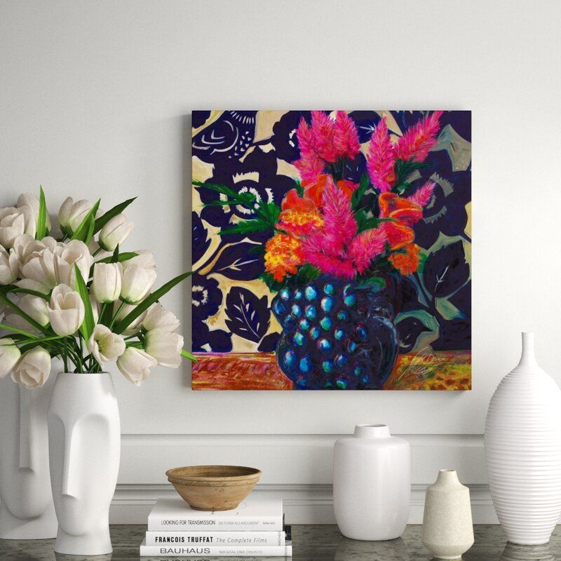 Chelsea Art Studio 'Still Life with Wallflowers' Print Format: Outdoor, Size: 47" H x 47" W x 2" D