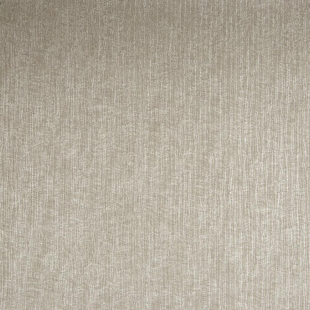 Boutique Corsetto Wave Taupe Removable Wallpaper Sample, Silver Home