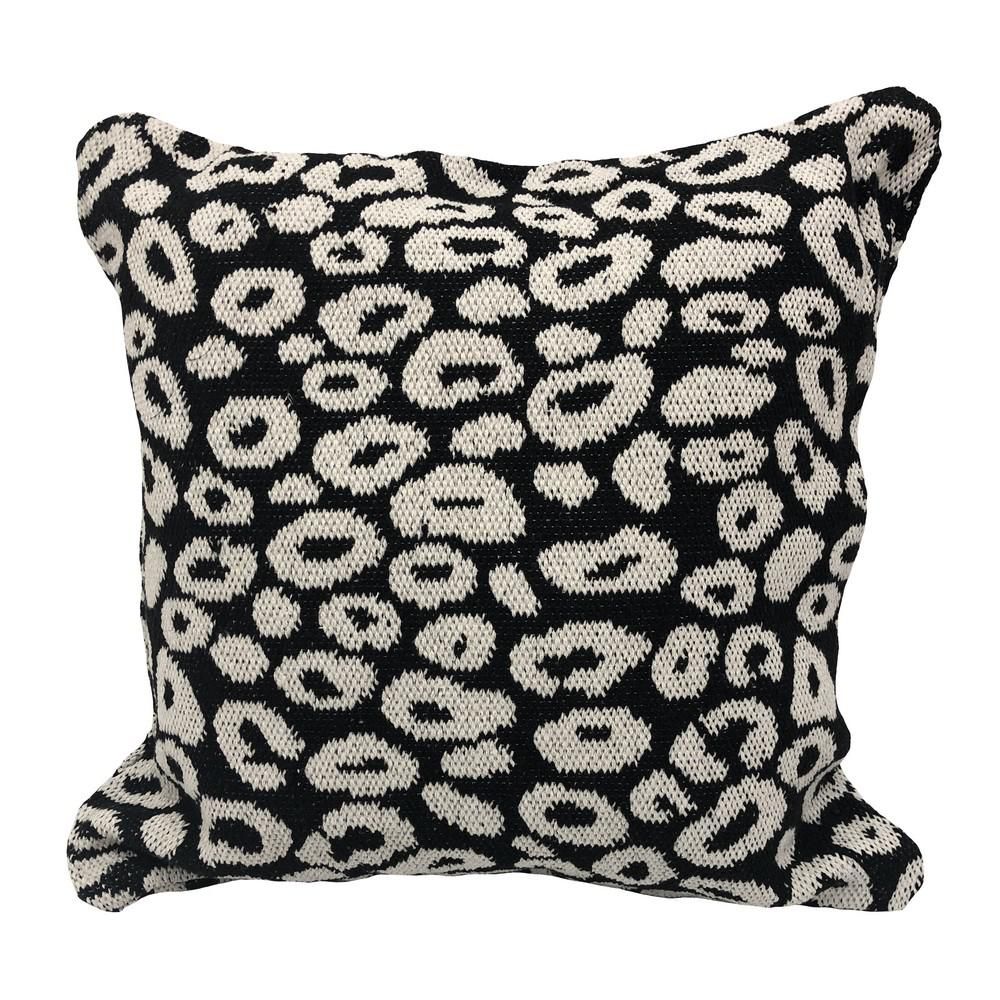 white leopard pillow