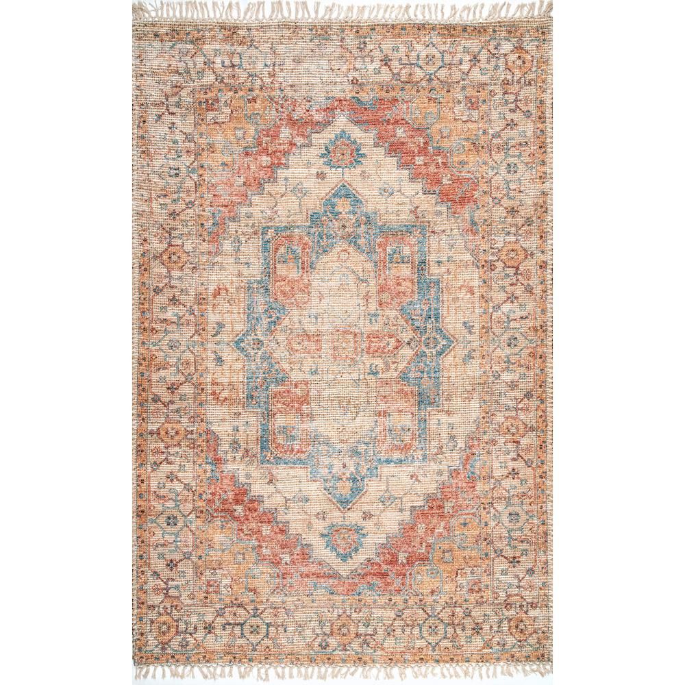 nuLOOM Mya Flatweave Multi 9 ft. x 12 ft. Area Rug Home Depot Havenly