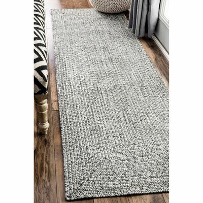 Chesley Braided Salt and Pepper Indoor / Outdoor Rug