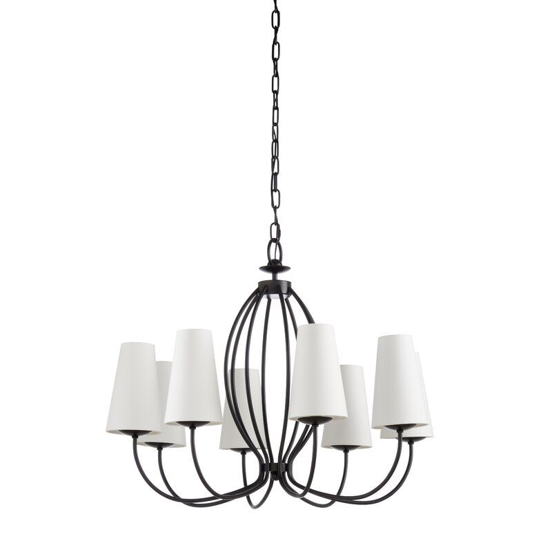 Wildwood 8 - Light Shaded Classic / Traditional Chandelier