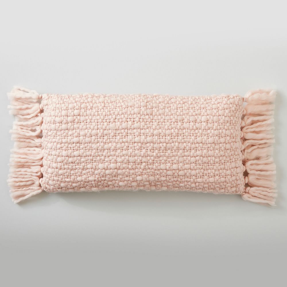 chunky yarn pillow
