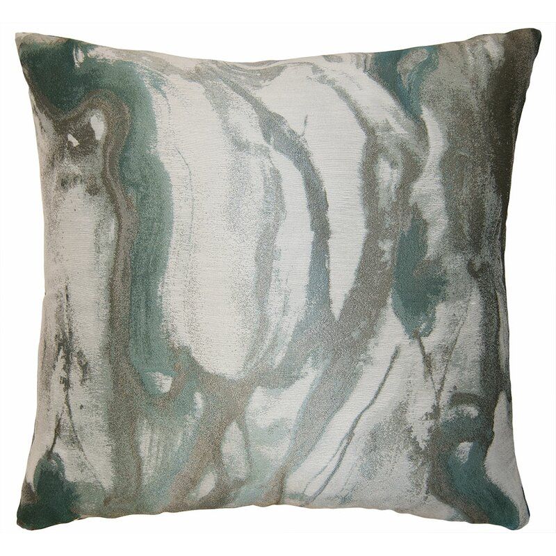 Square Feathers Baja Antique Abstract Pillow Size: 20" x 20"