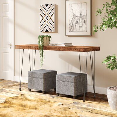 Americus 67" Solid Wood Console Table