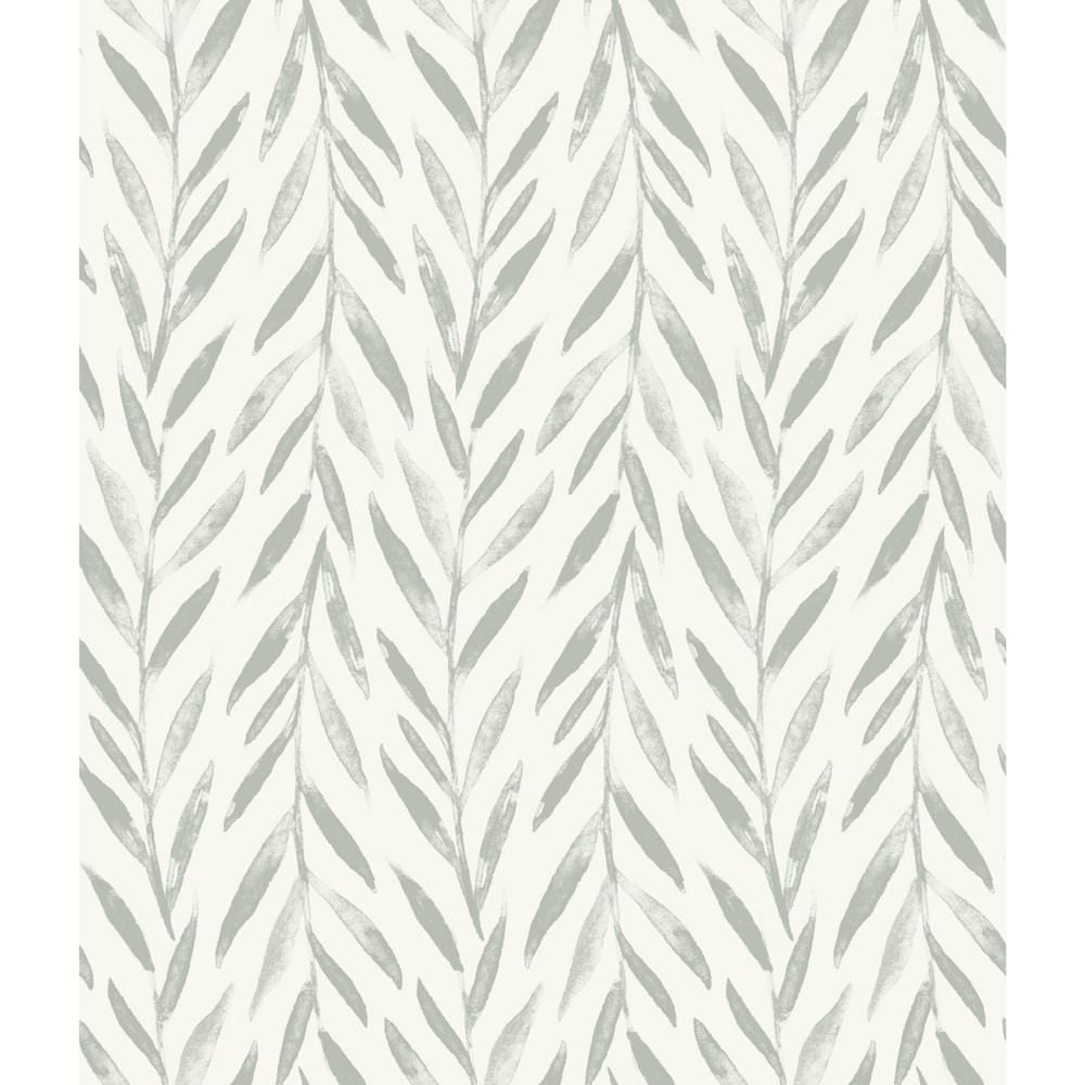 Willow Spray and Stick Wallpaper, Grey