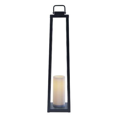 Redvale Battery Powered LED Outdoor Lantern with Electric Candle