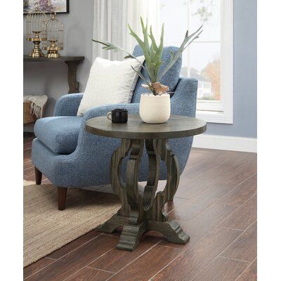 Francesca Pedestal End Table Birch Lane Havenly Francesca Pedestal End Table Birch, Birch Lane End Tables Round