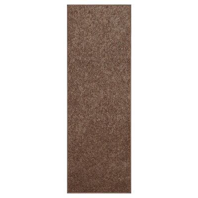 Modern Plush Solid Color Rug Brown 2, Kid Friendly Area Rugs