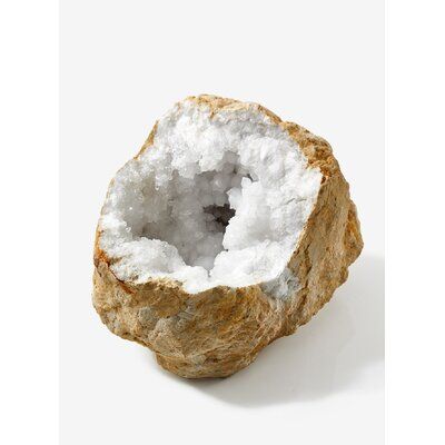 Foundry Select Extra Large Moroccan Calcite Geodes, Ideal For Home And Office Décor, Measures 9" Tall 9" Long And 9.5" Wide