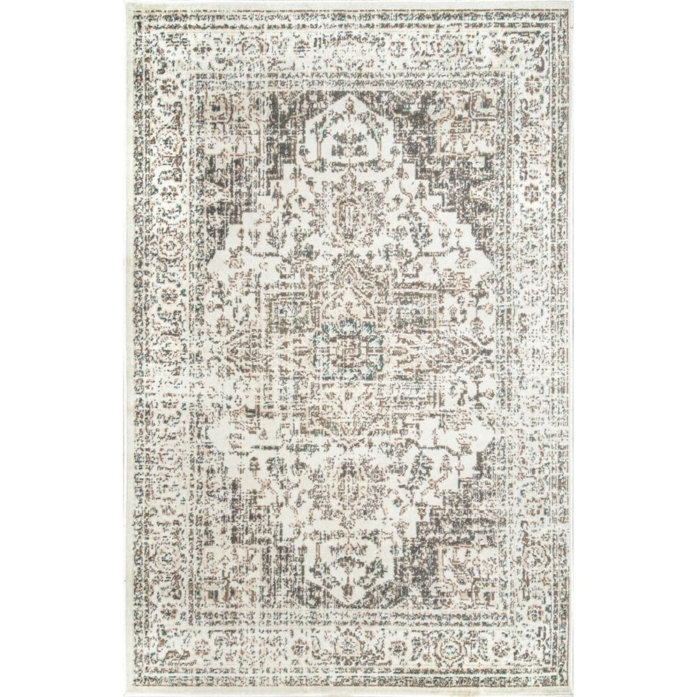 nuLOOM Vintage Tanith Cream 6 ft. 7 in. x 9 ft. Area Rug, Ivory