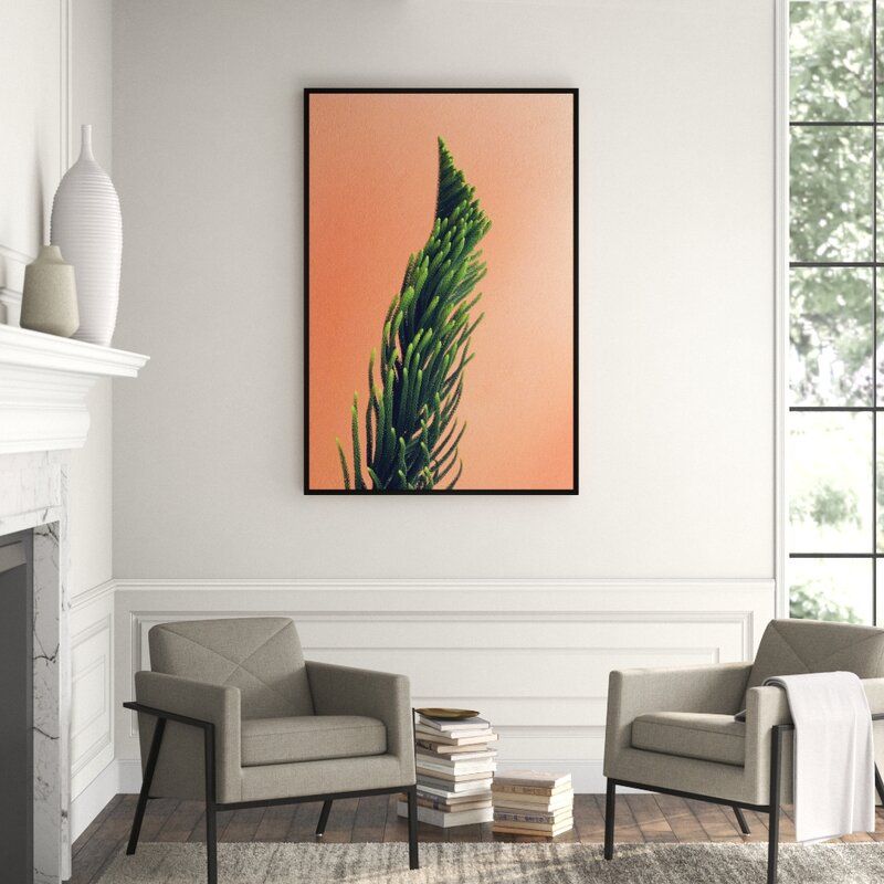 JBass Grand Gallery Collection 'Vegetation' Framed Graphic Art on Canvas