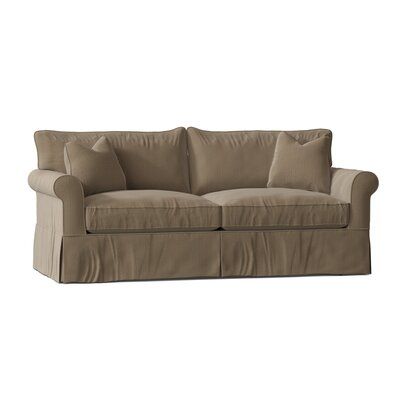 Veana 84" Rolled Arm Slipcovered Sofa