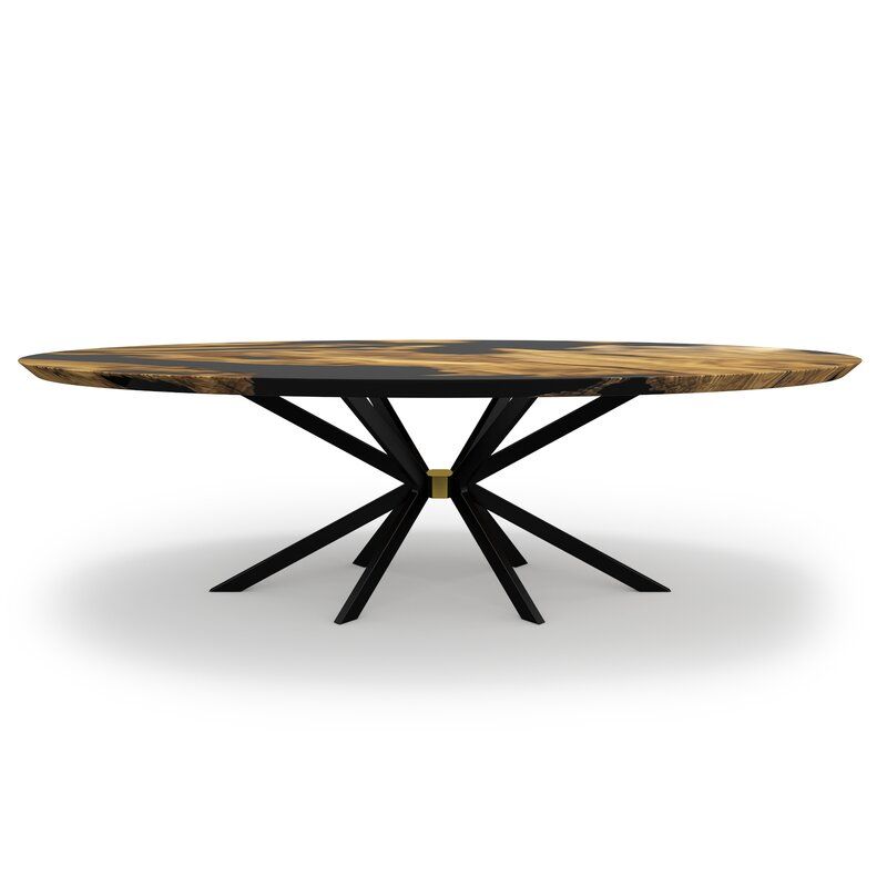 Arditi Collection Salus Oval Dining Table Size: 48" W x 96" L