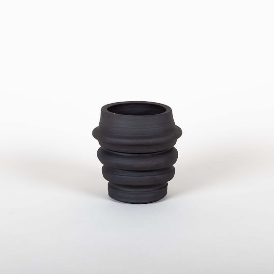 Utility Objects Mini Vase, Natural Basaltic