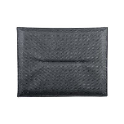 Fermob Outdoor Rectangular Bistro Cushion, Set of 2, Cotton, Anthracite